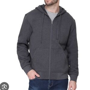 Bc clothing co Sherpa lined full zip hoodie